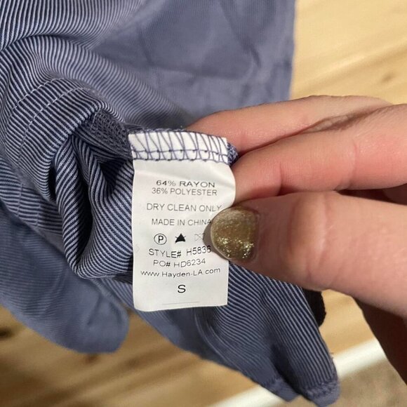 Blue Hayden Long Sleeve Top - Picture 4 of 5